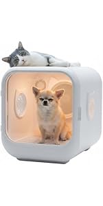 Amazon.co.jp: しっぽの幸せ ペット 乾燥機 ペット ドライヤー ドライ