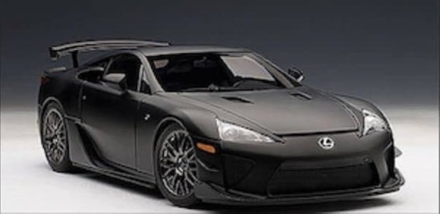 Amazon | AUTOart 1/18 LEXUS LFA Nurburgring Package Matt Black