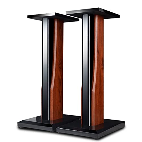 木製スピーカースタンド一対 ウォールナット 木製スピーカースタンド