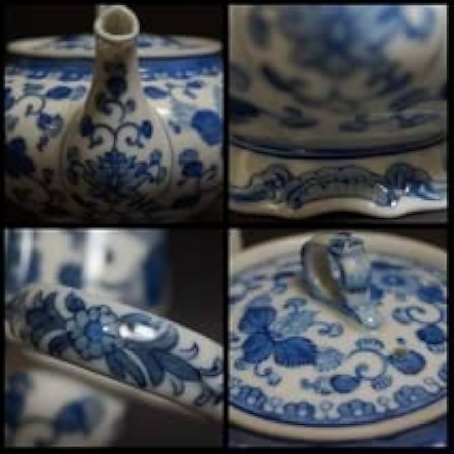 11白雲堂 周兵製 湯呑 蕎麦猪口 青磁 染付 漢詩 瀬戸焼 旧家 蔵出 骨董