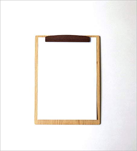 米国アンティーク木製バネ式クリップボード バインダー☆メッセージ