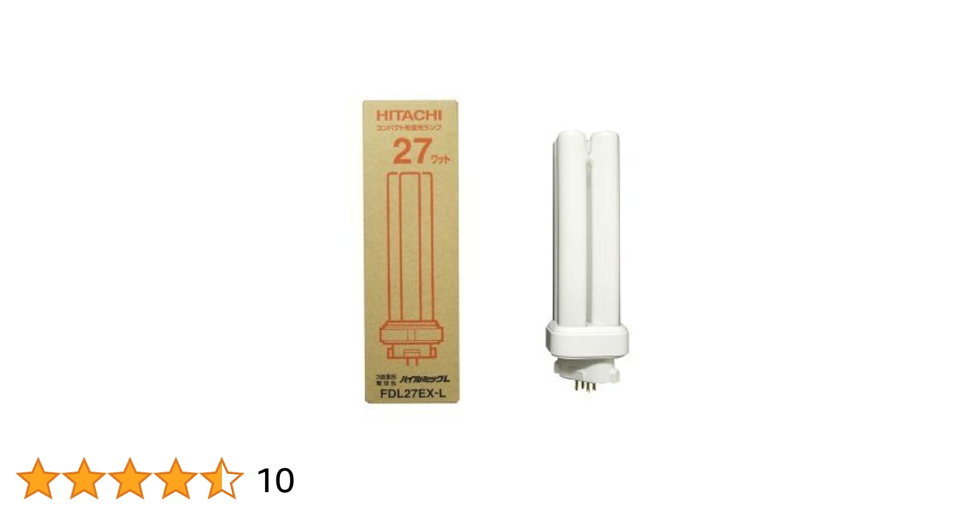 HITACHI FDL27EX-L 蛍光灯 27W 6個セット 【公式通販】