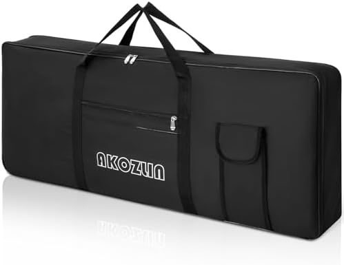 Amazon | AKOZLIN 61鍵用 キーボードケース キーボードバッグ 電子