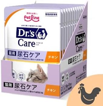 Amazon.co.jp: ドクターズケア ウェット 猫用尿石ケア チキン 50g×12袋