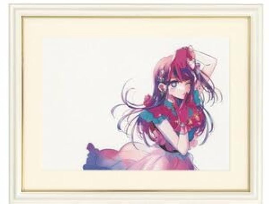 推しの子 赤坂アカの世界展 複製原画 版上サイン入り 星野アイ