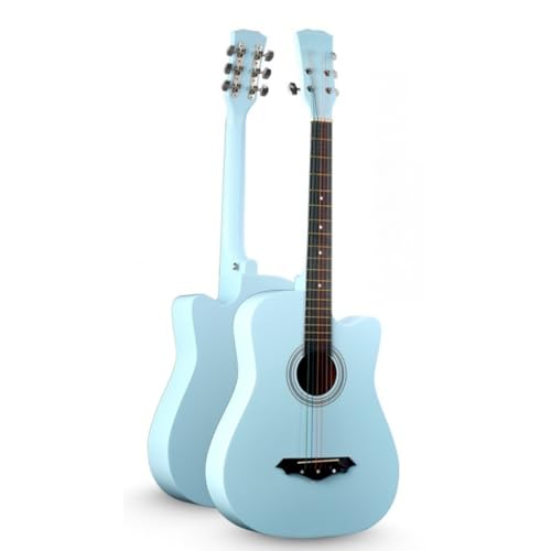 アコースティックギター (ブルー)ソフトケース付き アコースティック