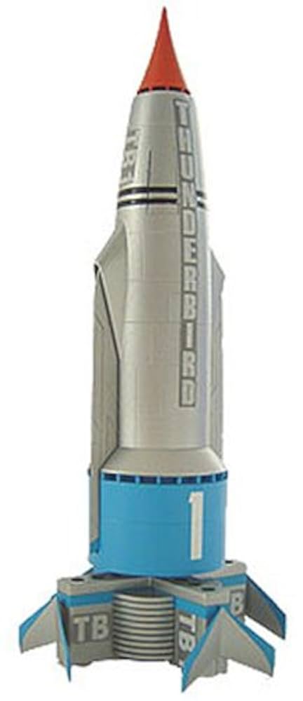 ☆【新品】絶版品 アオシマ 新世紀合金 1/200 サンダーバード 2号