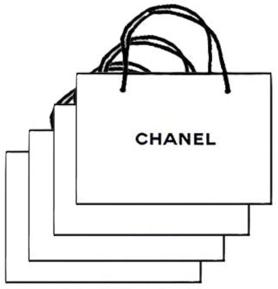 Amazon | シャネル ショッパー 紙袋 大サイズ 4枚セット 【並行輸入品