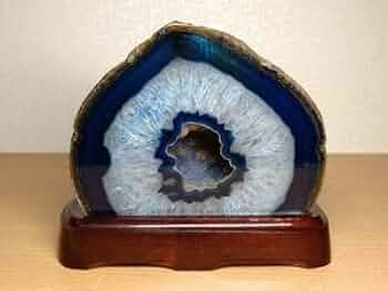 特大！ 8.0kg アゲート メノウ 瑪瑙 ブルー 原石 鑑賞石 置物 Yahoo