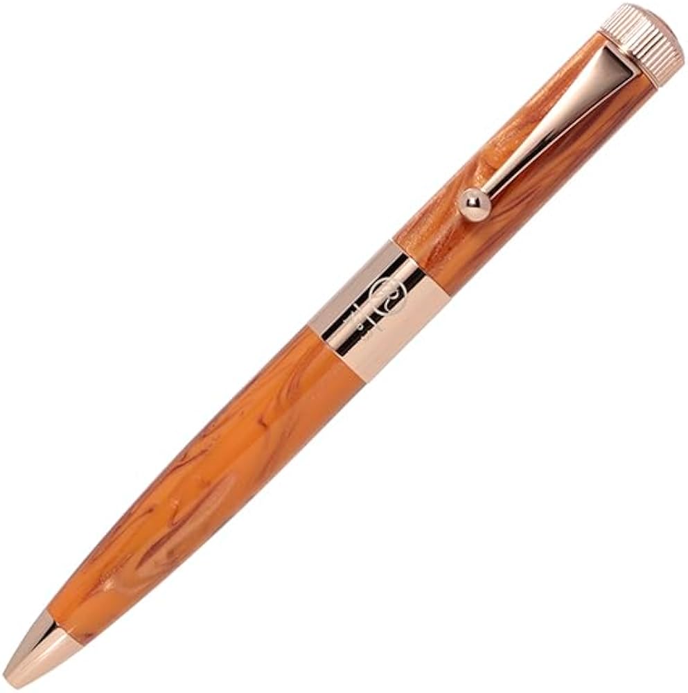 Amazon | ロメオ ROMEO No．3 ボールペン 太軸 黄櫨 ハゼ | 格納式