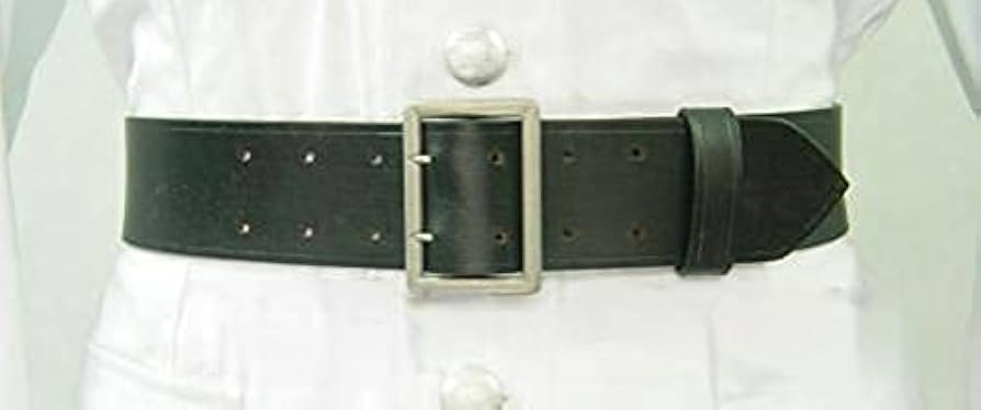 Amazon.co.jp: WW2 ドイツ軍 将校用ベルト 黑 牛革製 精密複製 (全長約