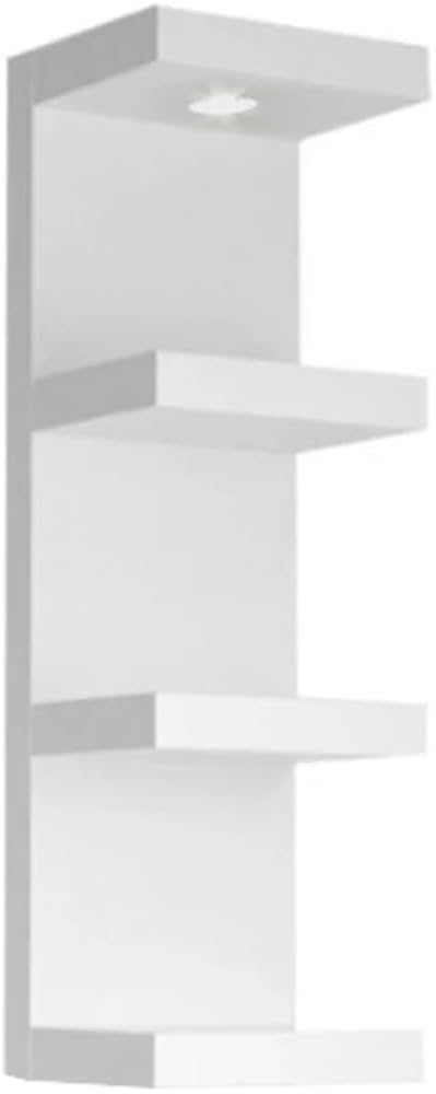 Amazon.com: LitaEther Versatile 4 Tier Wall Shelf Unit,White Lack