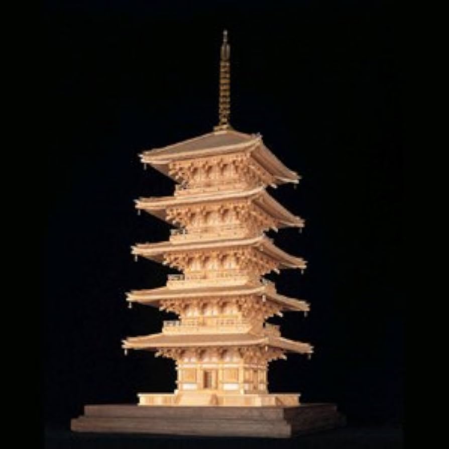 Amazon | プラッツ 1/70 木製建築模型 東寺 五重塔 (限定商品