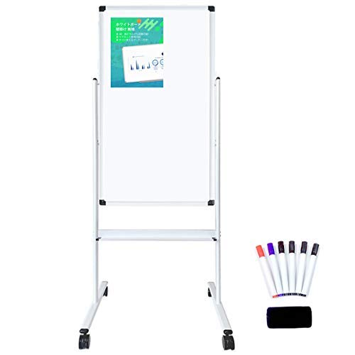 Amazon | 法人様向け BIBOC 縦 型 ホワイト ボード 掲示板 600 x 1200