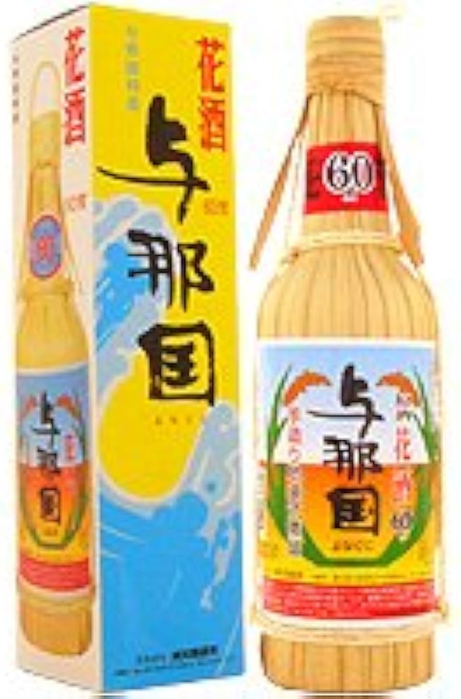 Amazon.co.jp: 与那国 花酒 クバ巻き 60度 600ml : 食品・飲料・お酒