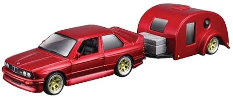 マイスト BMW 328i ミニカー 赤