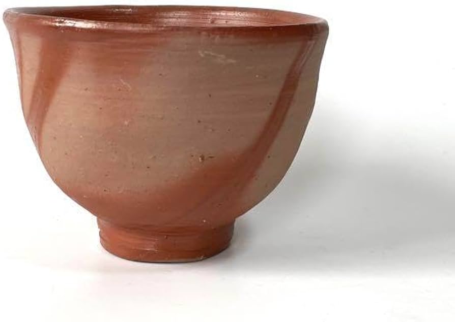 Amazon.co.jp: 作家物 陶芸家 人間国宝 藤原啓 備前 緋襷 茶碗 抹茶 共