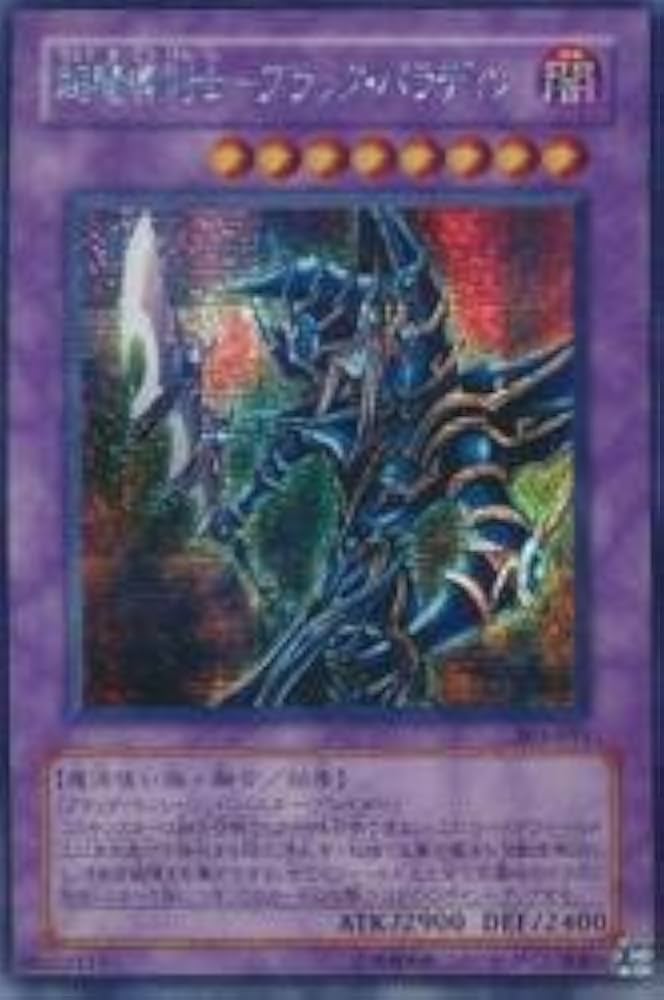 超魔導剣士ブラックパラディン レリーフ PSA10 超魔導剣士 ブラック