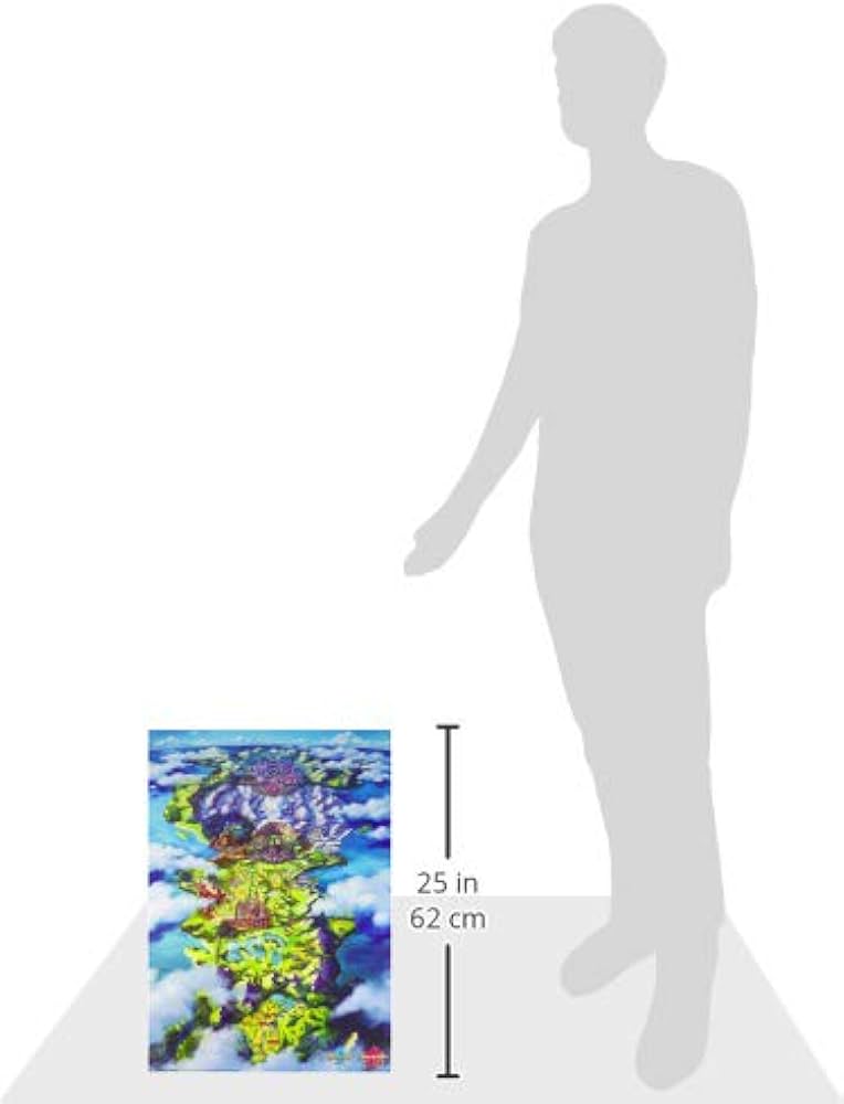 Amazon.co.jp: ポケモンセンターオリジナル ポスター ガラル地方マップ