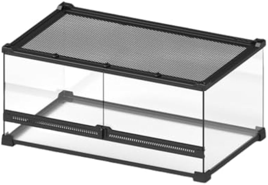 爬虫類ケージ 50×30×25②台 ストッパー付属 付木、配線穴なし 天