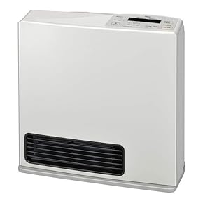 ガスファンヒーター ホワイト コンパクト 【公式通販】