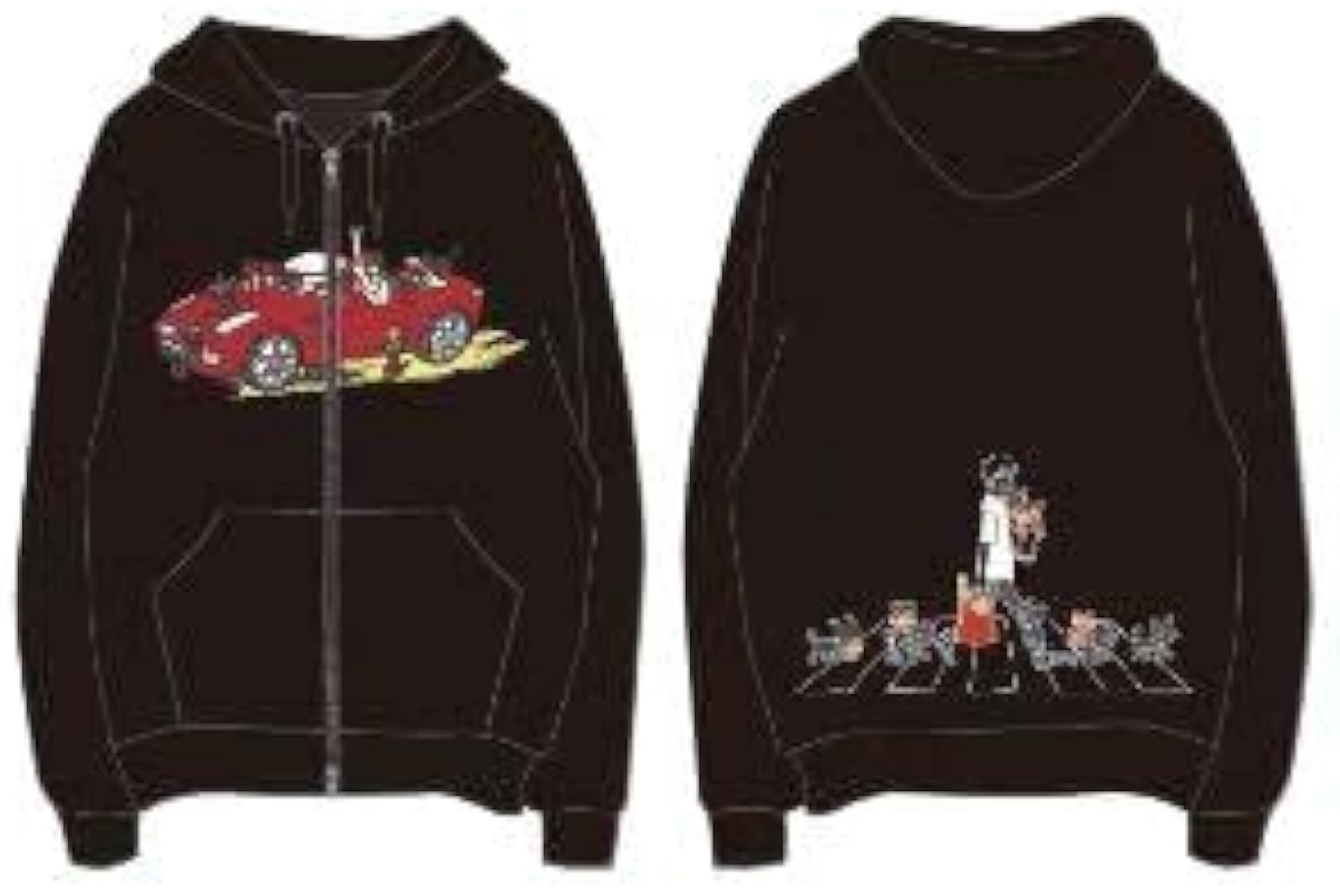 Amazon.co.jp: LEVEL.5 キヨ猫 パーカー ジップアップ プルオーバー