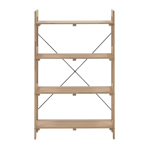 棚 ラック シェルフ 木製 オープンラック おしゃれ 4段」の人気商品