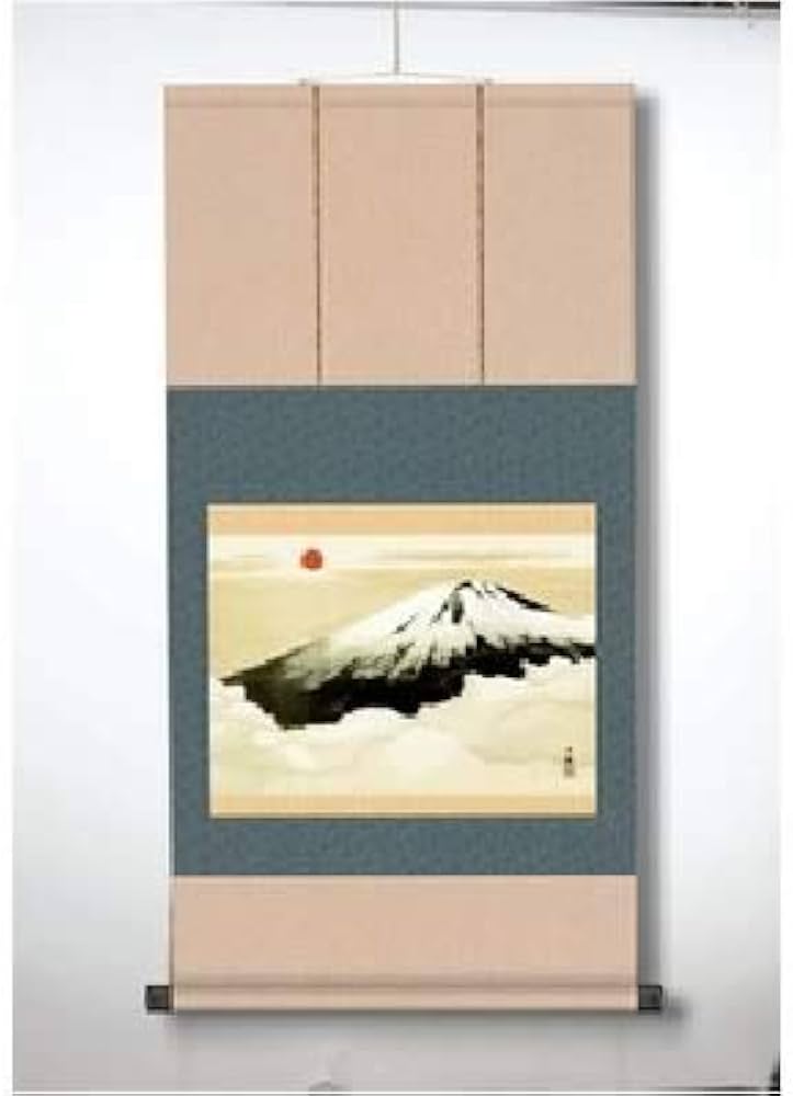横山大観の富士富士山絵4.画業50年の年に描いた特別な一枚「霊峰四趣・夏」