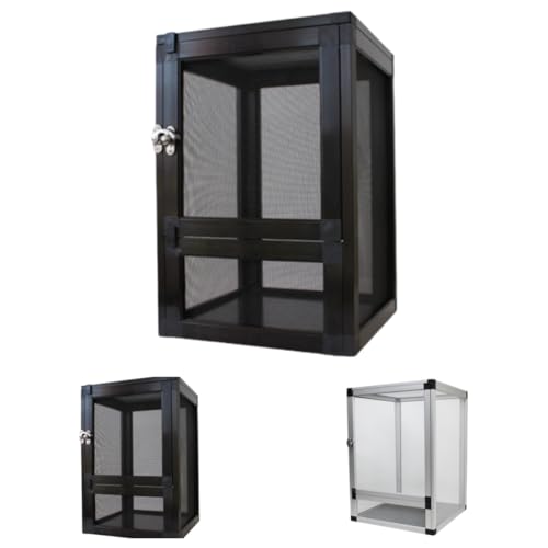 特】爬虫類ケージ 120×35×35 背面スライド窓 金網左 ストッパー2個