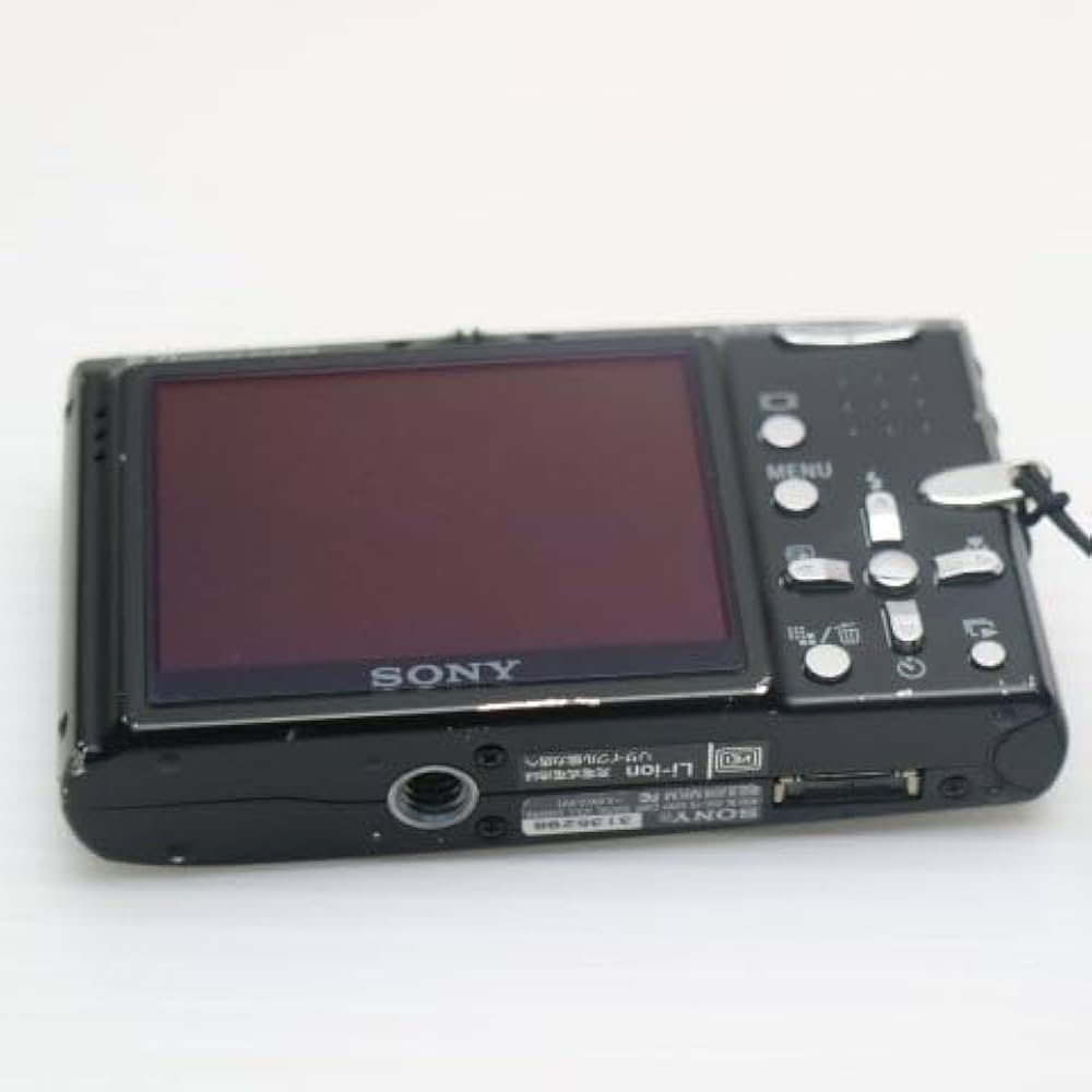 464)SONY Cyber-shot DSC-T9 デジタルカメラ ブラック 黒 有効600万