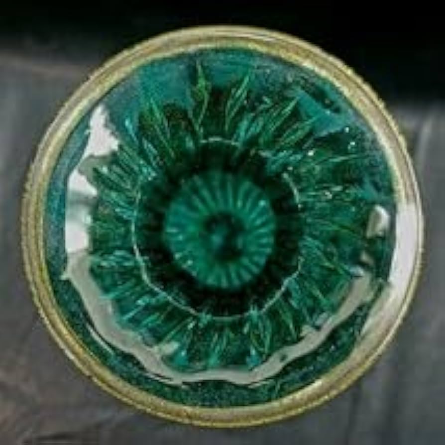 MURANO ムラノ 金彩 双耳 グリーン 花器 オブジェ