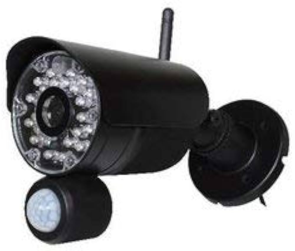 防犯カメラ NS-91WM+NS-015W 9インチモニター らくらくeyecam ブラック