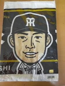 Amazon.co.jp: () 阪神タイガース イラスト フェイスタオル 1 鳥谷敬