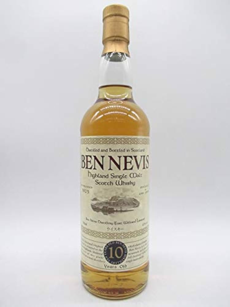 Amazon.co.jp: ベンネヴィス 10年 シングルモルト 43度 700ml : 食品