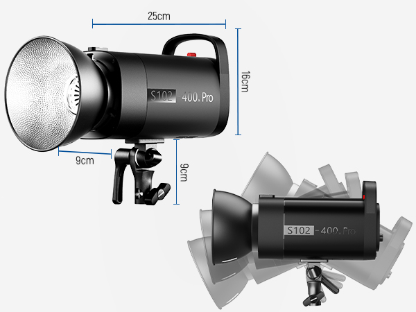 Amazon.com: NEEWER S102-400W PRO Strobe Flash Light with 2.4G
