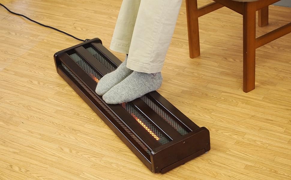 Amazon.co.jp: メトロ 木枠フットヒーター 幅49cm×奥行22cm×高さ11cm 1