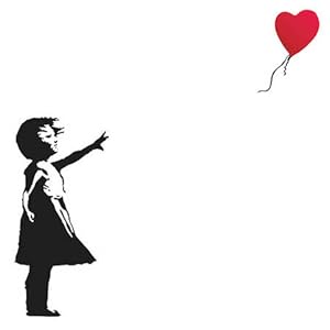 Amazon.co.jp: ポスター バンクシー Balloon Girl 赤い風船と少女