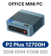 Amazon.com: BOSGAME P2 Lite Mini PC, 12th Gen Intel Core i5-12600H