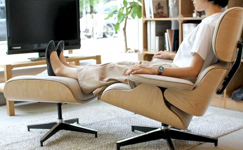 イームズ ラウンジチェア 本革 リプロダクト セール イームズラウンジ