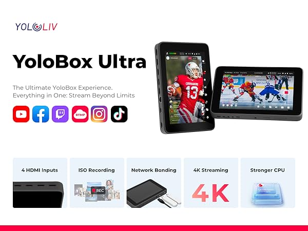 Amazon.com: YoloLiv YoloBox Ultra, The Ultimate Horizontal