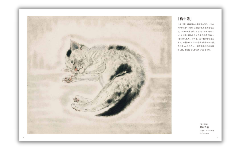 絵画 藤田嗣治 猫の本 サッフォー ダメージ無し Amazon.co.jp: 絵画