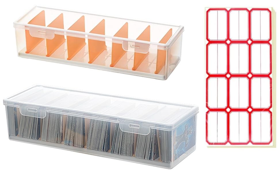 Amazon.co.jp: ストレージボックス トレーディングカードケース 約700