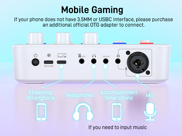 Amazon.com: MAONO Gaming Audio Mixer, Audio Interface with Pro