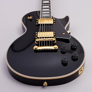 Amazon | BUSKER'S BLC-500 BLK レスポールカスタム ステンレス