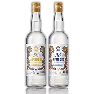 Amazon.co.jp: 【金門湾】 金門高粱酒 台湾 酒 土産 高粱酒 58度＆38度