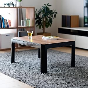 新品】カジュアルこたつ グレーブラック GYBK 80×60 一人暮らし 新品