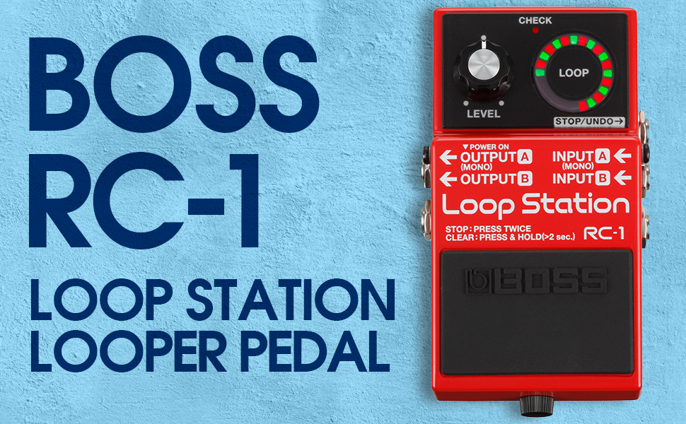 Amazon.com: Boss RC-1 Loop Station Looper Pedal Bundle w/2x