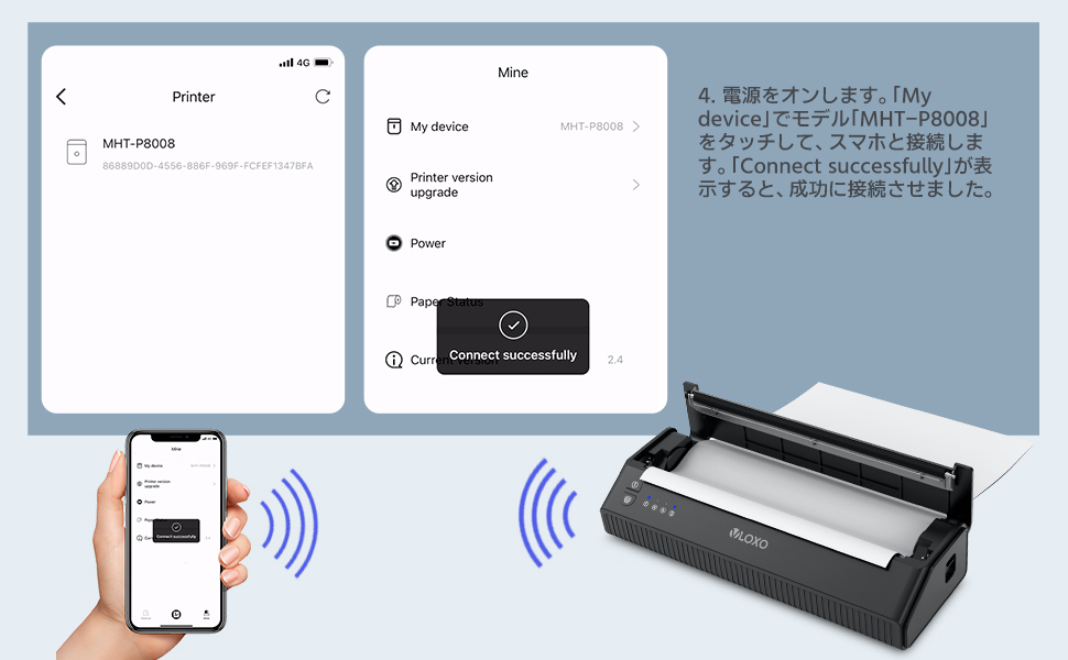 Amazon.co.jp: VLOXOタトゥー下絵転写用 持ち運びポータブル コピー