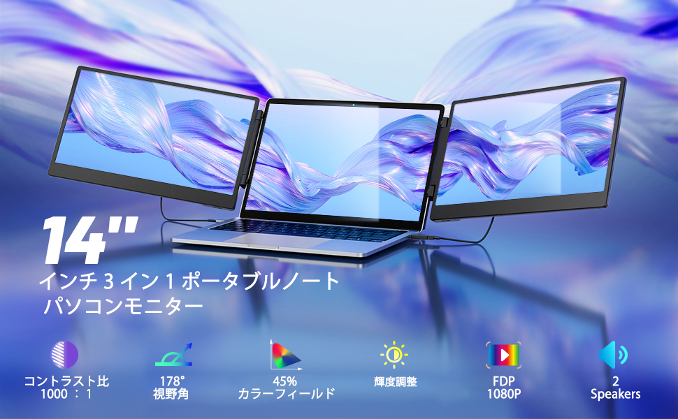 ❤️1品限り❤️12.1インチポータブルモニタータッチスクリーン