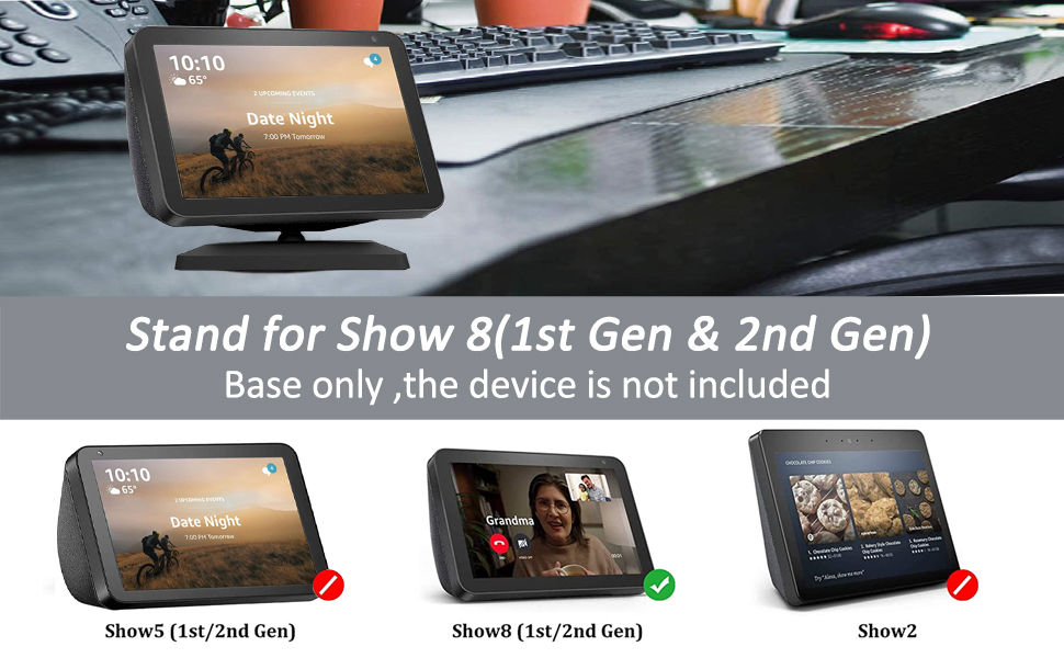 2台セット] Amazon Echo Show 8 第2世代 スタンド付き Amazon Echo